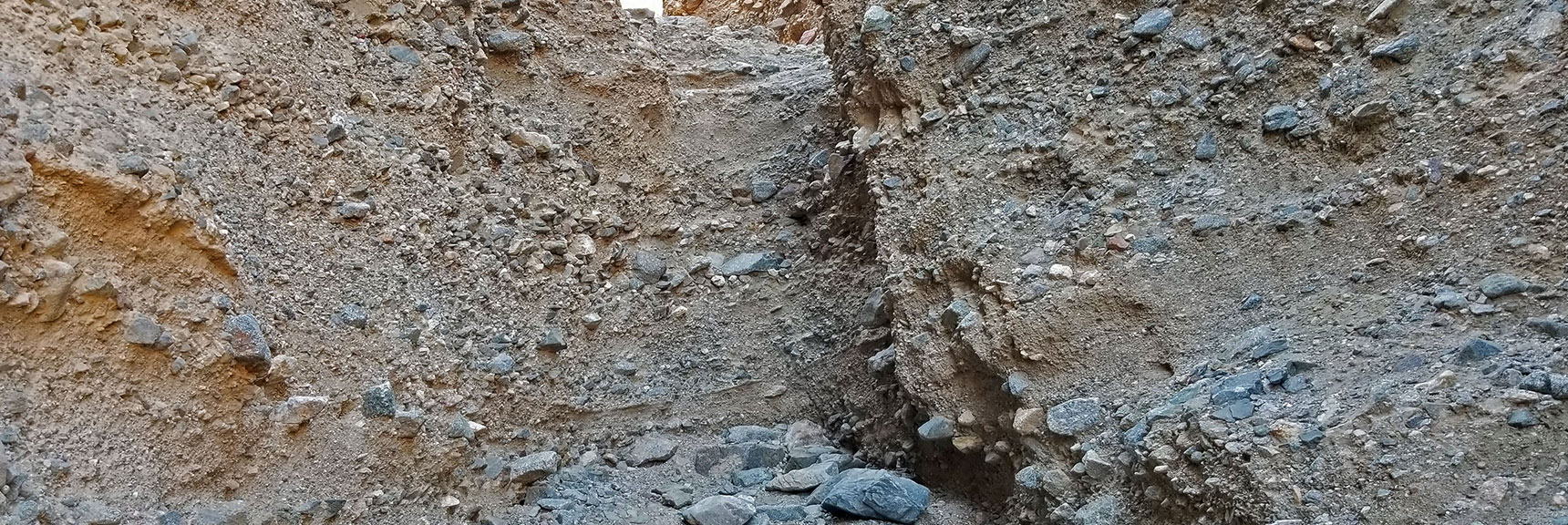 Turned Around at This High Ledge in the Second Unofficial Slot | Sidewinder Canyon | Death Valley National Park, California