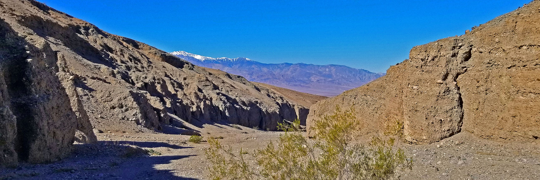 Back in Main Canyon Looking Toward Death Valley and Panamint Range | Sidewinder Canyon | Death Valley National Park, California