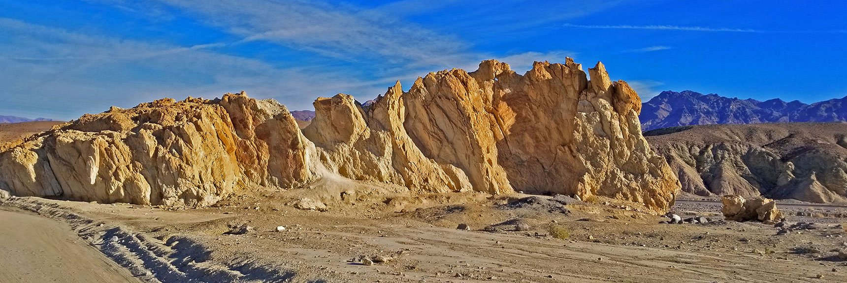 Hills Cast into a Multitude of Unique Patterns. | Twenty Mule Team Canyon | Death Valley National Park, California