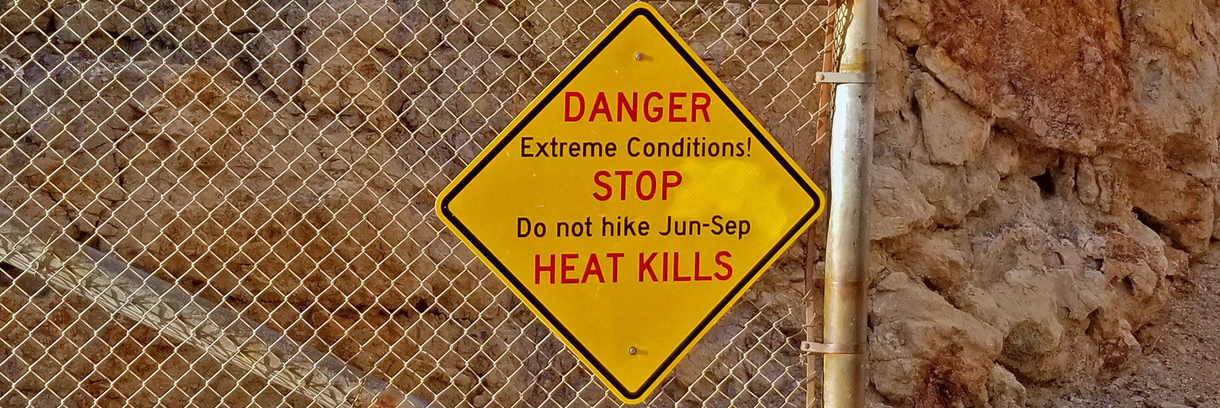 Warning to "Would-be" Summer Hikers | Historic Railroad Trail | Lake Mead National Recreation Area, Nevada