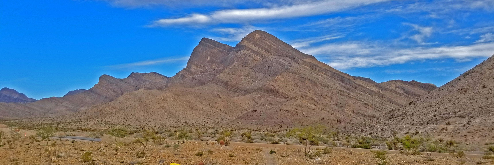 High Points on Border Ridge, North (Right) Side of Canyon | Little Red Rock Las Vegas, Nevada, Near La Madre Mountains Wilderness