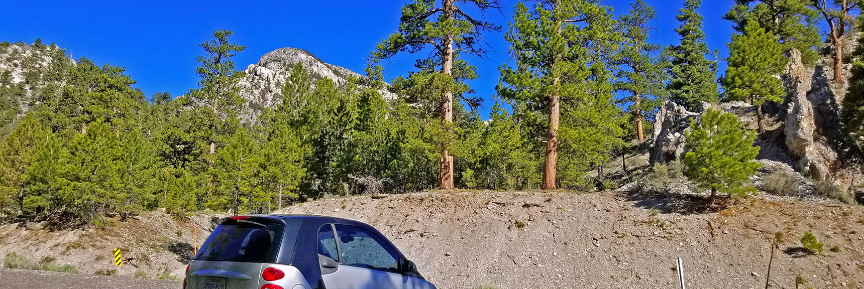 "The Beast" on Lee Canyon Road, Starting Point for Black Rock Sister Adventure | Black Rock Sister | Mt Charleston Wilderness | Lee Canyon | Spring Mountains, Nevada