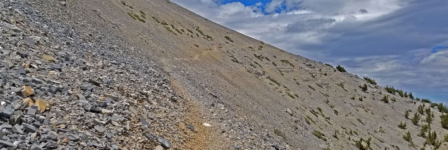 Final Switchbacks to Charleston Peak Summit. Not as Difficult as the "Mid-Ridge Ladder". | Lee and Charleston Peaks via Lee Canyon Mid Ridge | Mt Charleston Wilderness | Spring Mountains, Nevada