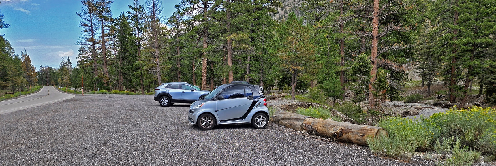 Back at "The Beast" in Parking Area on Lee Canyon Road | Sisters North | Lee Canyon | Mt Charleston Wilderness | Spring Mountains, Nevada