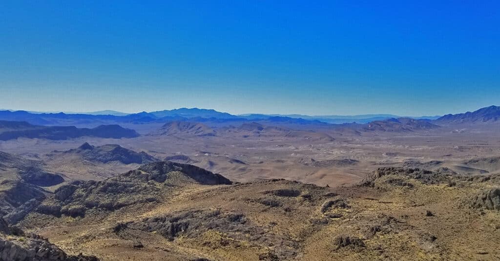 Muddy Mountains Wilderness Northwestern Panorama, Nevada