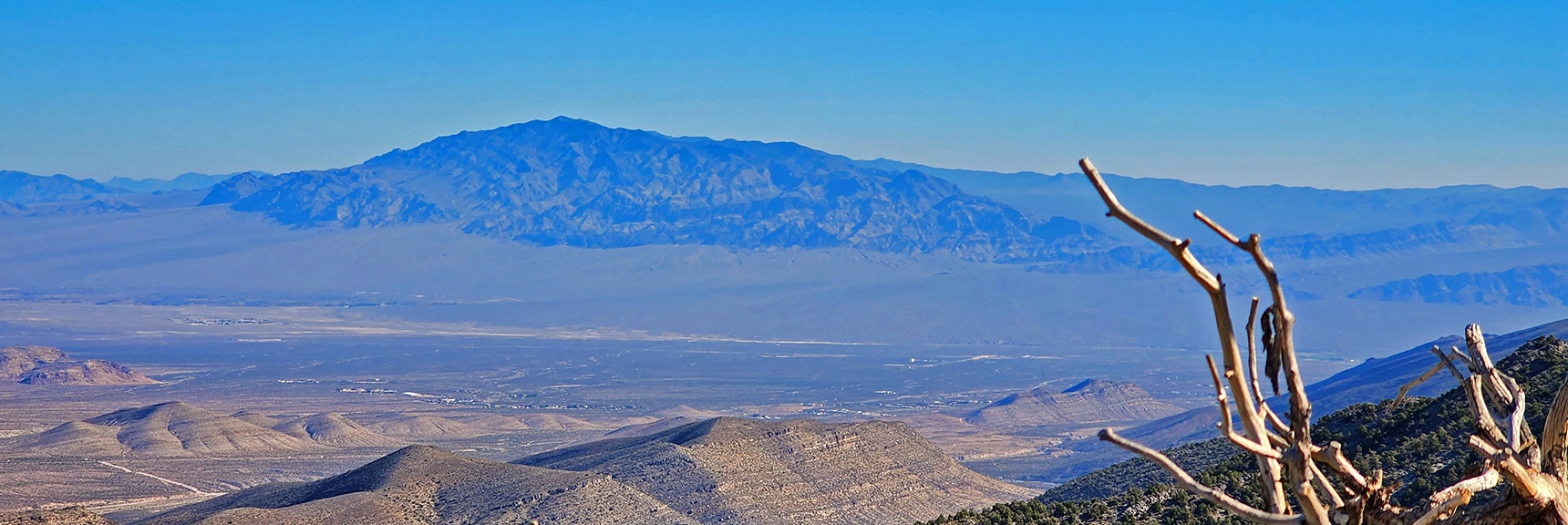 Sheep Range from Near Burnt Peak Summit | Kyle Canyon Grand Crossing | Northern Half | La Madre Mountains Wilderness, Nevada