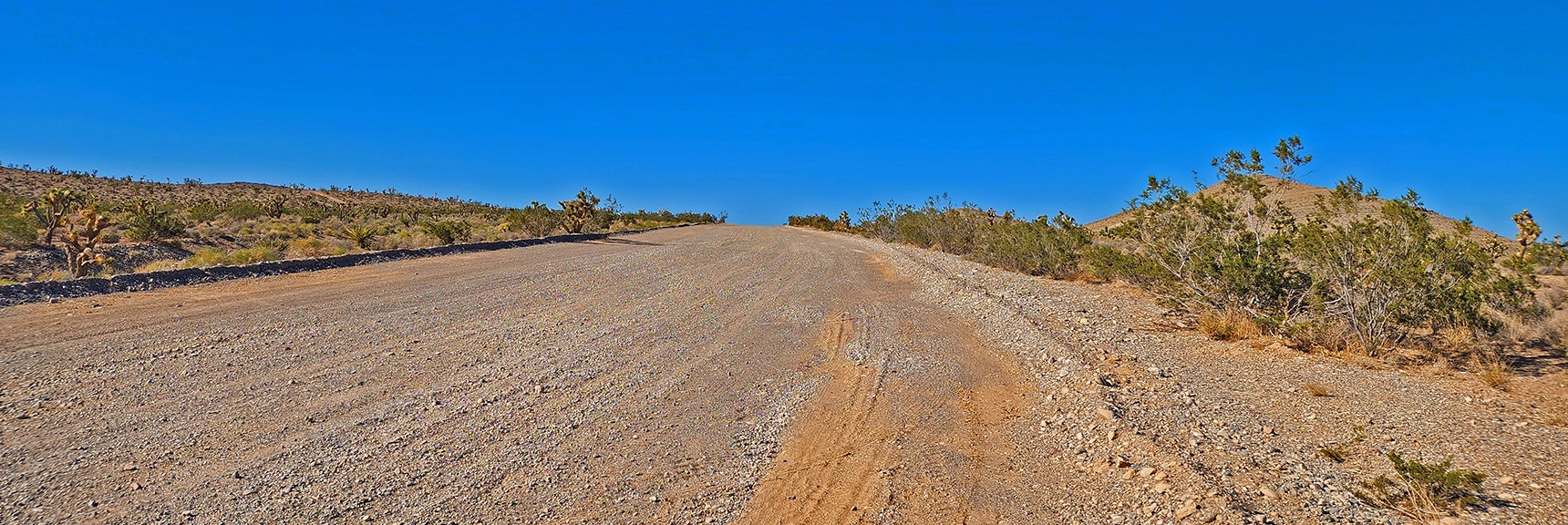 This is That Straight Stretch of Road Just Viewed from Above | Kyle Canyon Grand Crossing | Northern Half | La Madre Mountains Wilderness, Nevada