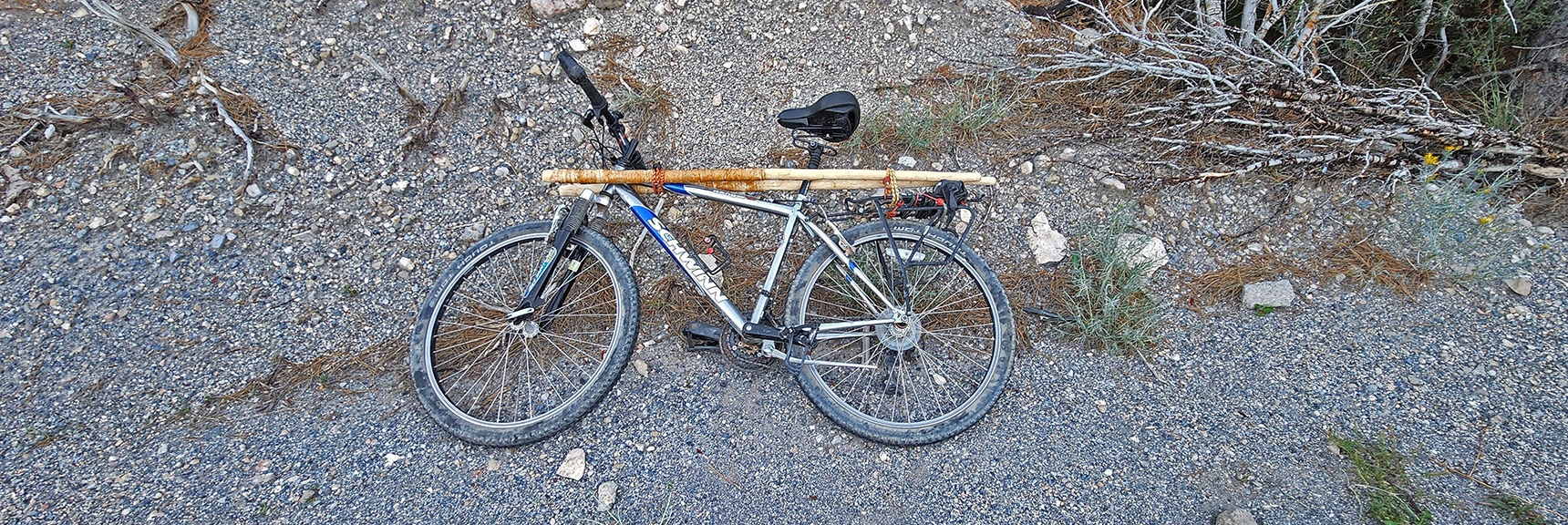 Mountain Bike Now Ready for Final 5-6-Mile Stretch from Deer Creek Picnic Area to Foxtail Picnic Area | Mummy Mountain Grand Crossing | Lee Canyon to Deer Creek Road | Mt Charleston Wilderness | Spring Mountains, Nevada |