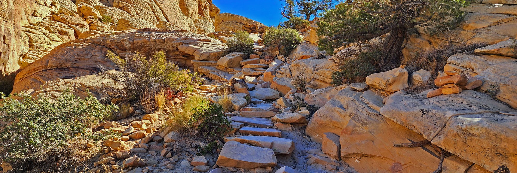 More Artistic Sandstone Stairways. The Natural Art Here is Incredible! | Calico Tanks | Red Rock Canyon National Conservation Area, Nevada