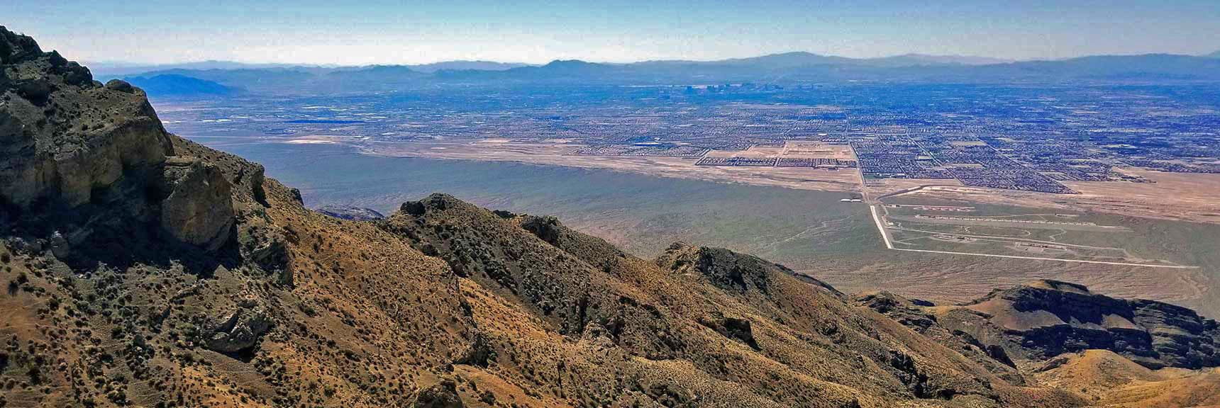 Gass Peak Mid Summit Ridge North of Las Vegas, Nevada