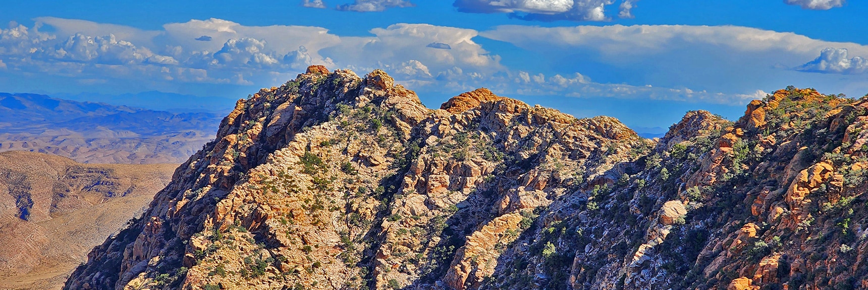 Approaching the Ridge Leading to Hollow Rock Peak | Hollow Rock Peak | Rainbow Mountain Wilderness, Nevada