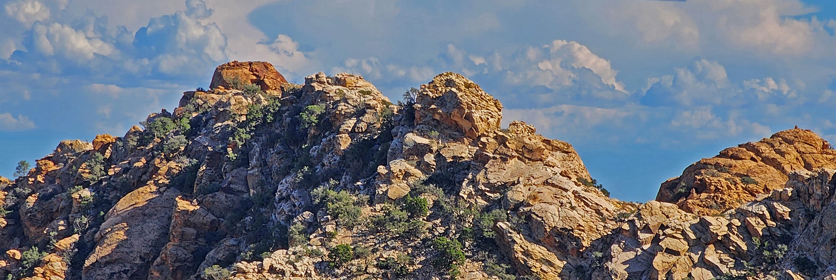 2 Summits of Hollow Rock Peak. I Made the Left Summit Today. | Hollow Rock Peak | Rainbow Mountain Wilderness, Nevada