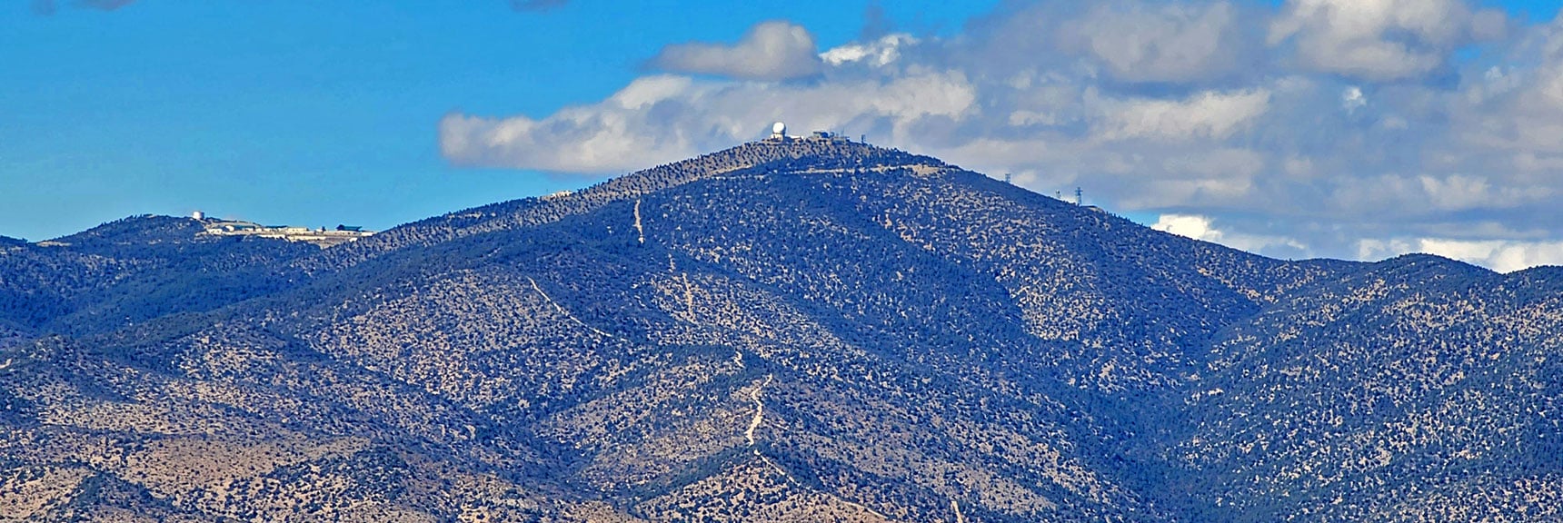 Angel Peak from Keystone Thrust Summit | Keystone Thrust West Summit Above White Rock Mountain | La Madre Mountains Wilderness, Nevada