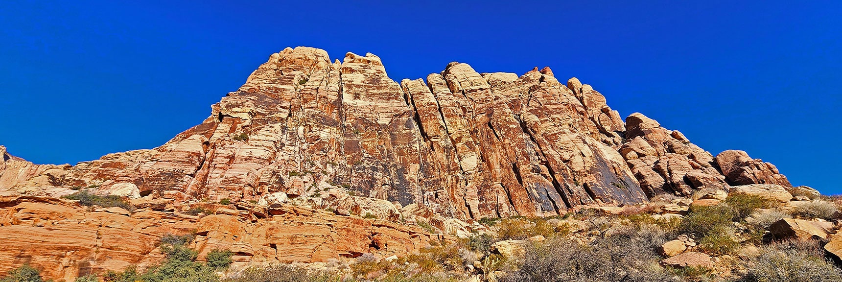 Bridge Mountain from Pine Creek Canyon | Rock Climber Observations | Pine Creek Canyon | Rainbow Mountain Wilderness, Nevada