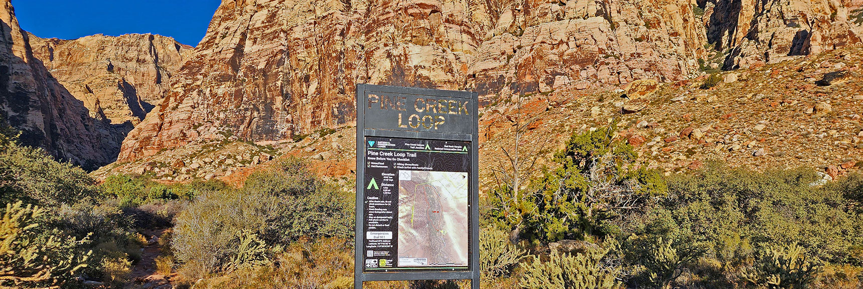 Begin by Taking Pine Creek Loop Trail Counterclockwise. | Rock Climber Observations | Pine Creek Canyon | Rainbow Mountain Wilderness, Nevada