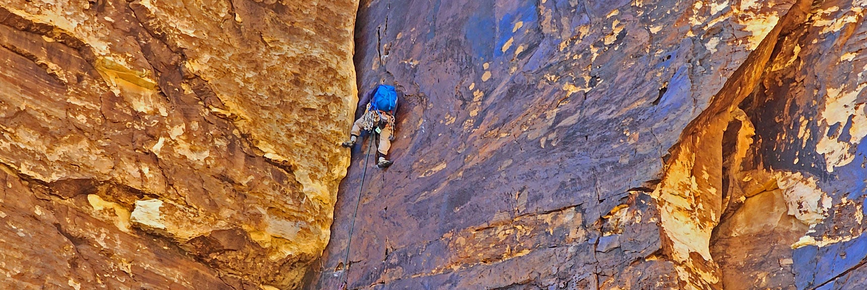 Cracks Afford Good Climbing Routes. | Rock Climber Observations | Pine Creek Canyon | Rainbow Mountain Wilderness, Nevada