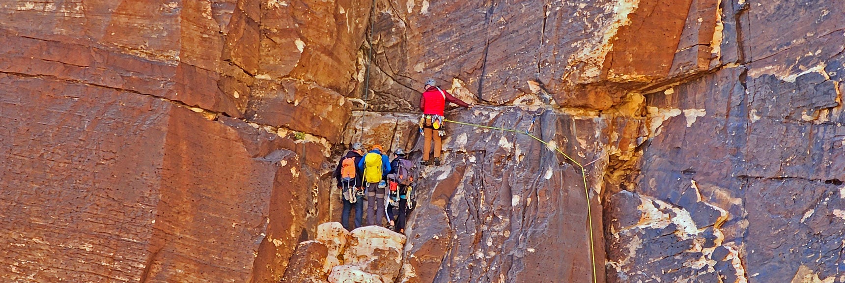 Rope and Anchor Strategy is Very Technical and Crucial to Success. | Rock Climber Observations | Pine Creek Canyon | Rainbow Mountain Wilderness, Nevada