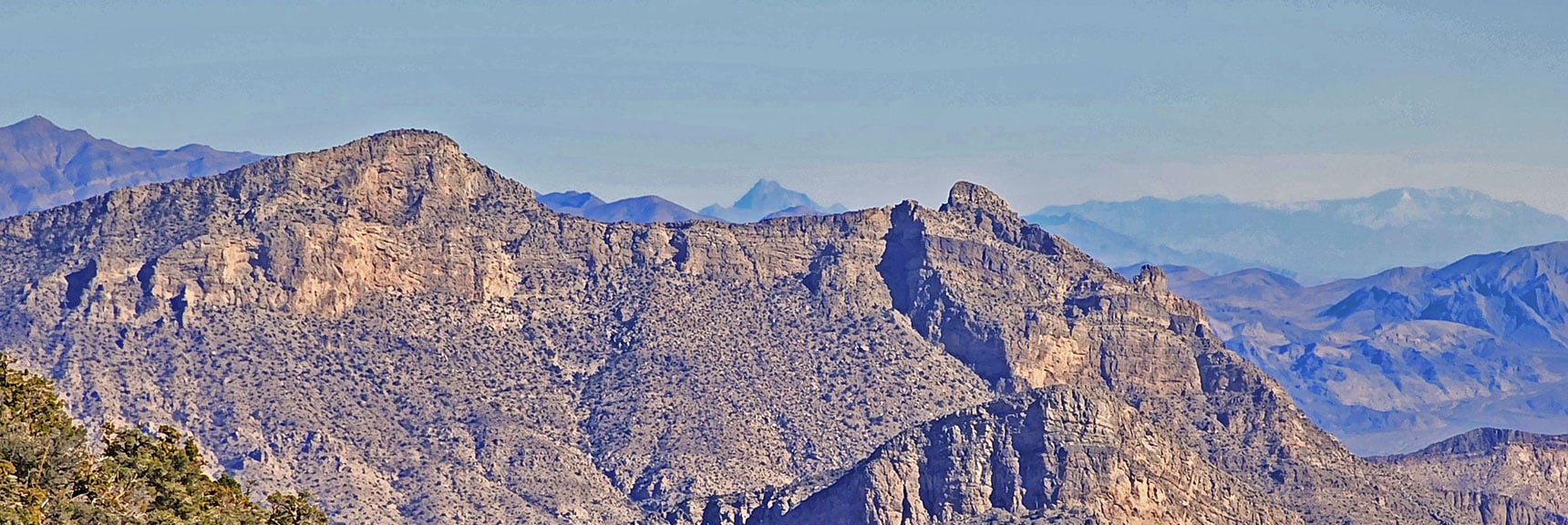 Closer View of Damsel Peak. | Mid Upper Crest Ridgeline | Rainbow Mountain Wilderness, Nevada