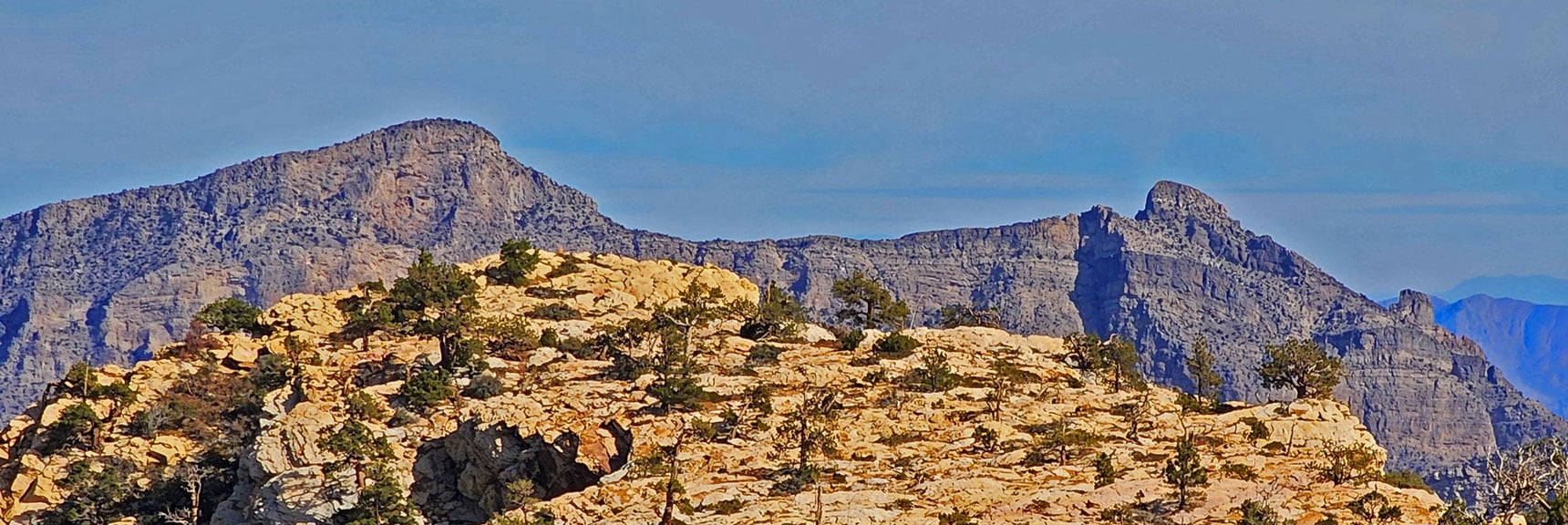 View East To Damsel Peak (aka Pincushion Peak) | North Upper Crest Ridgeline | Rainbow Mountain Wilderness, Nevada
