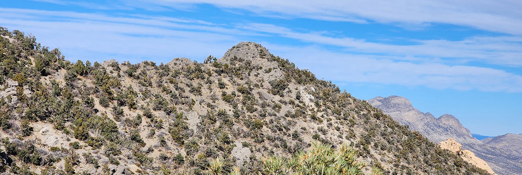 North Peak. La Madre Mountains Background | Mid Upper Crest Ridgeline | Rainbow Mountain Wilderness, Nevada