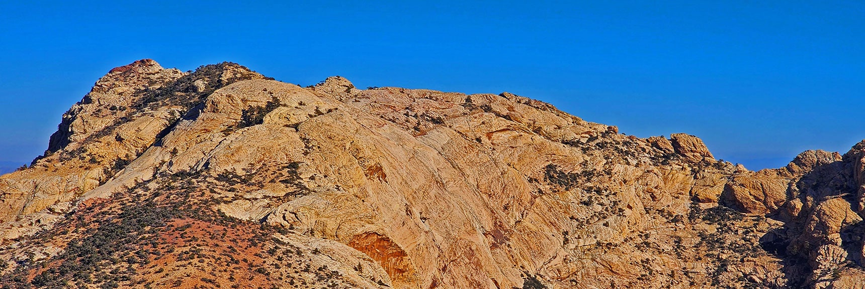 Northern - Mid Mt. Wilson Summit Area. | Rainbow Mountains Mid Upper Crest Ridgeline from Lovell Canyon, Nevada