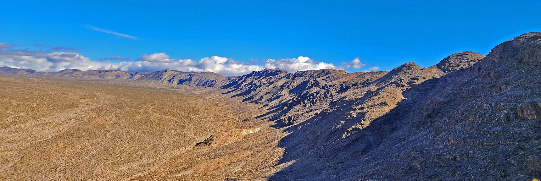 Fossil Ridge Extending East | Fossil Ridge Far East | Desert National Wildlife Refuge, Nevada