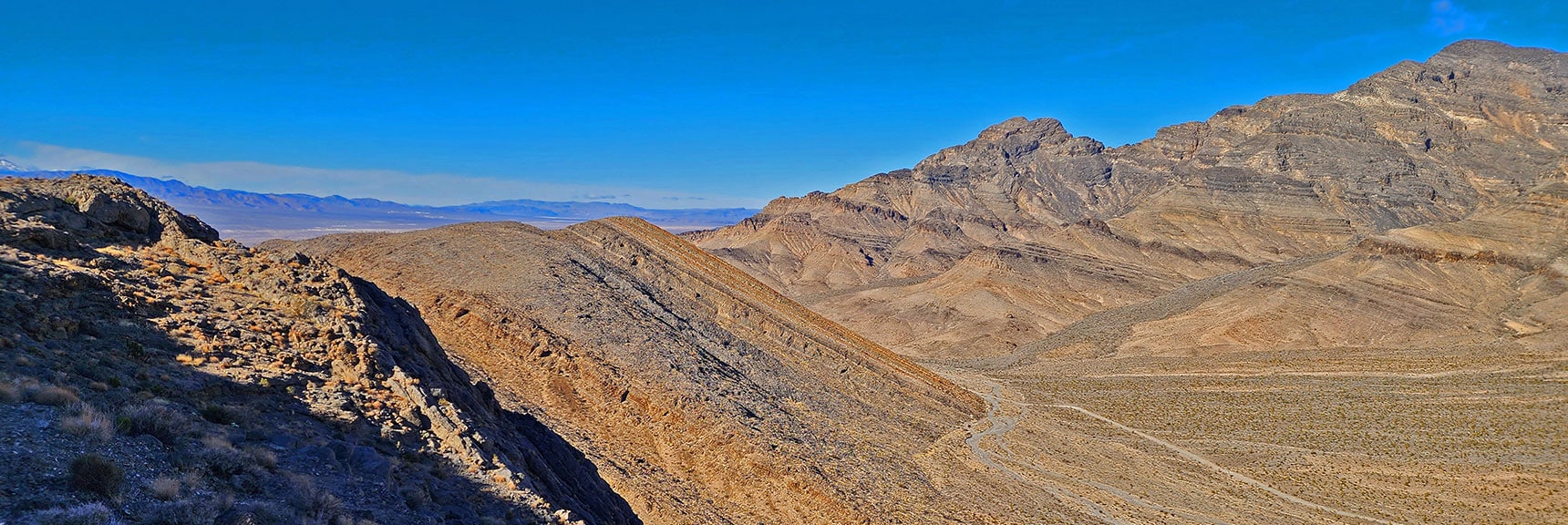 Fossil Ridge and Southeastern Sheep Range | Fossil Ridge Far East | Desert National Wildlife Refuge, Nevada