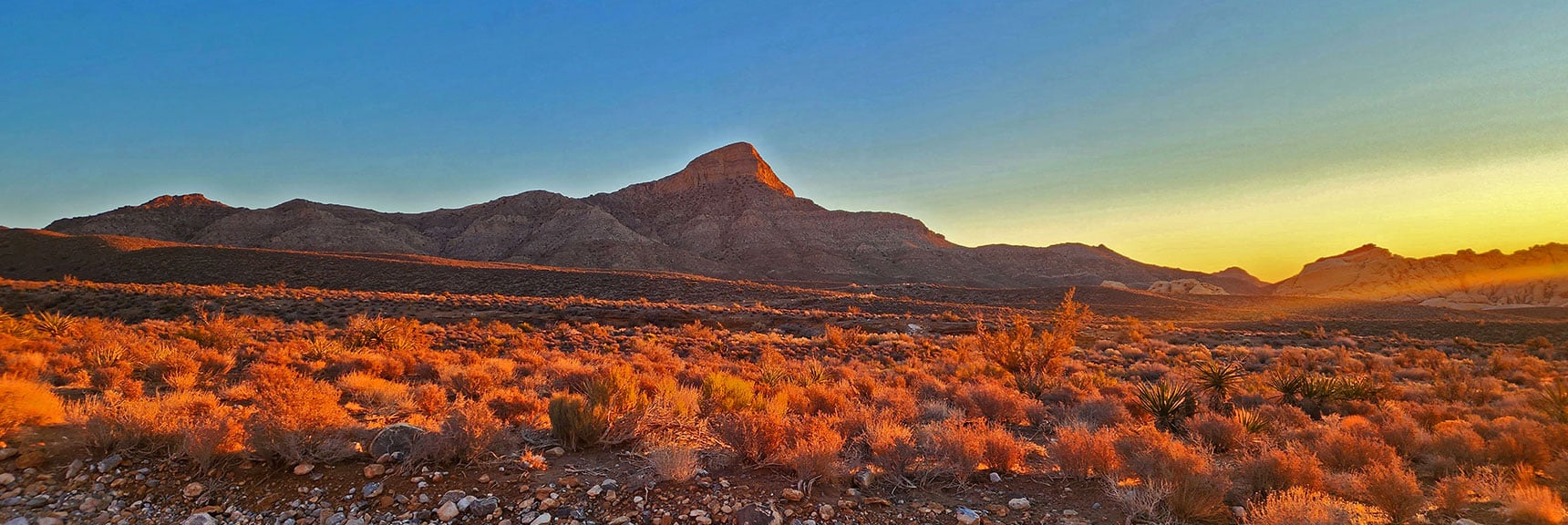Turtlehead Peak Touched by First Light | White Rock Mountain Loop Trail | Red Rock Canyon, Nevada