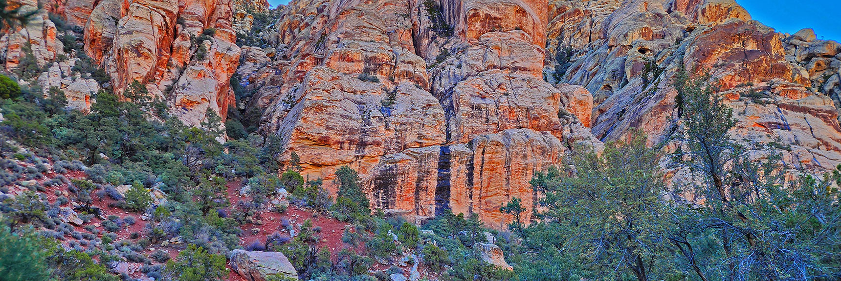 Majestic Cliffs on Northwest White Rock Mountain | White Rock Mountain Loop Trail | Red Rock Canyon, Nevada