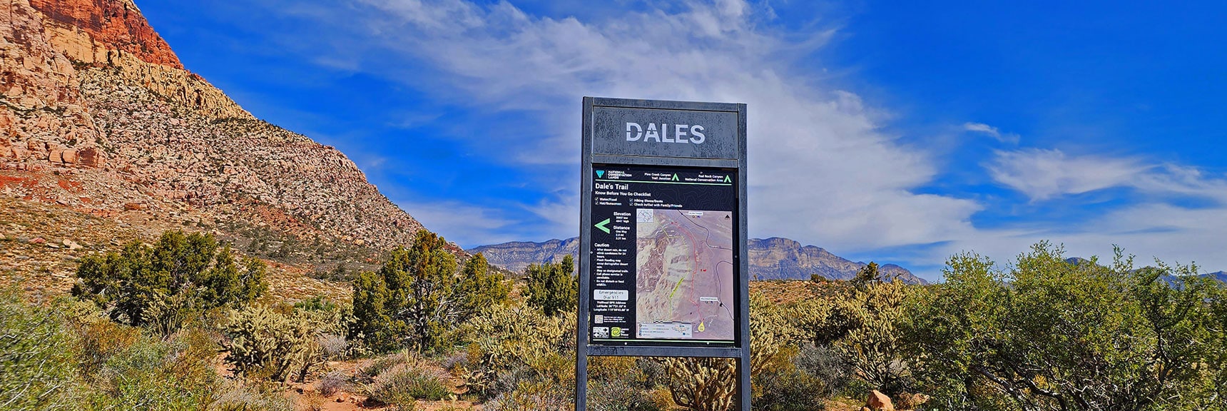 Dales Southern Trailhead Off The Pine Creek Canyon Trail | Dales Trail | Red Rock Canyon National Conservation Area, Nevada | David Smith | LasVegasAreaTrails.com