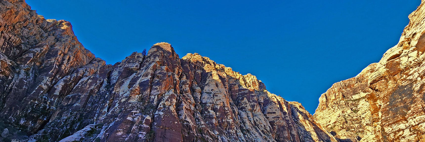 Towering Cliffs on South Side of Canyon Opening | Ice Box Canyon | Red Rock Canyon NCA, Nevada | Las Vegas Area Trails | David Smith