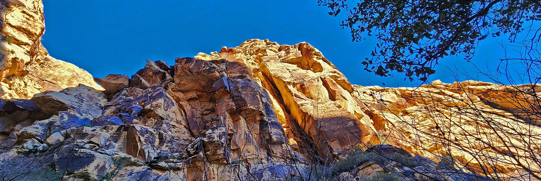 High Canyon Walls Form Rugged Sculptures | Ice Box Canyon | Red Rock Canyon NCA, Nevada | Las Vegas Area Trails | David Smith