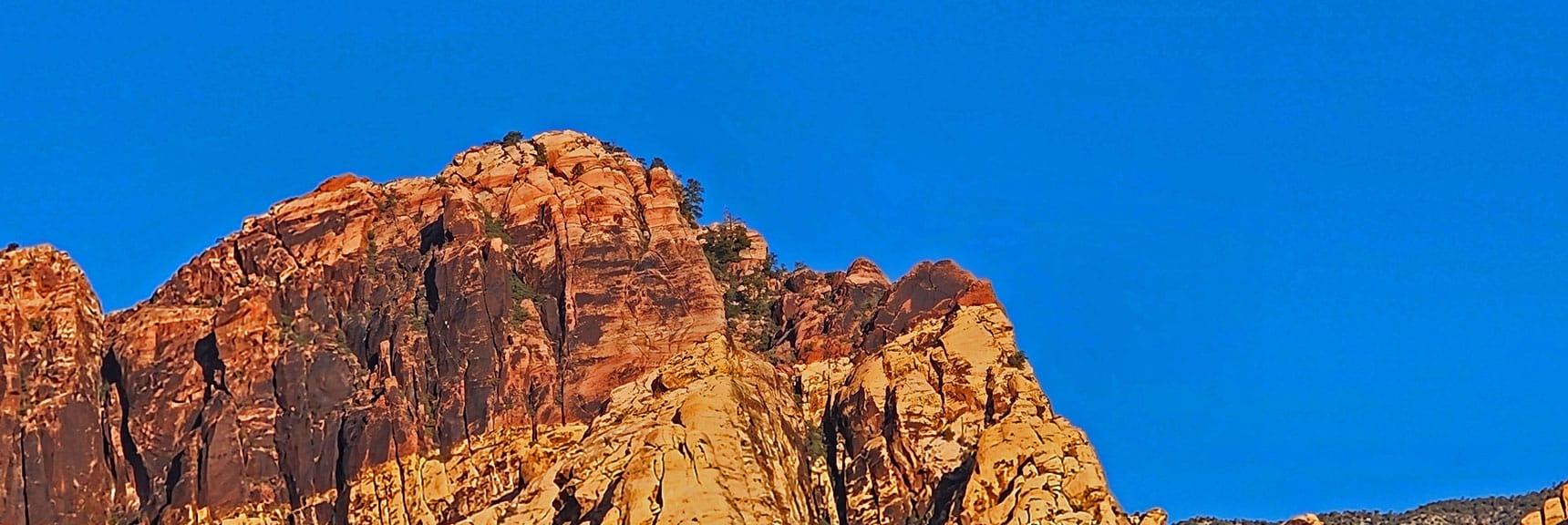 Close-Up View of Juniper Peak Summit | Knoll Trail | Red Rock Canyon National Conservation Area, Nevada | David Smith | LasVegasAreaTrails.com