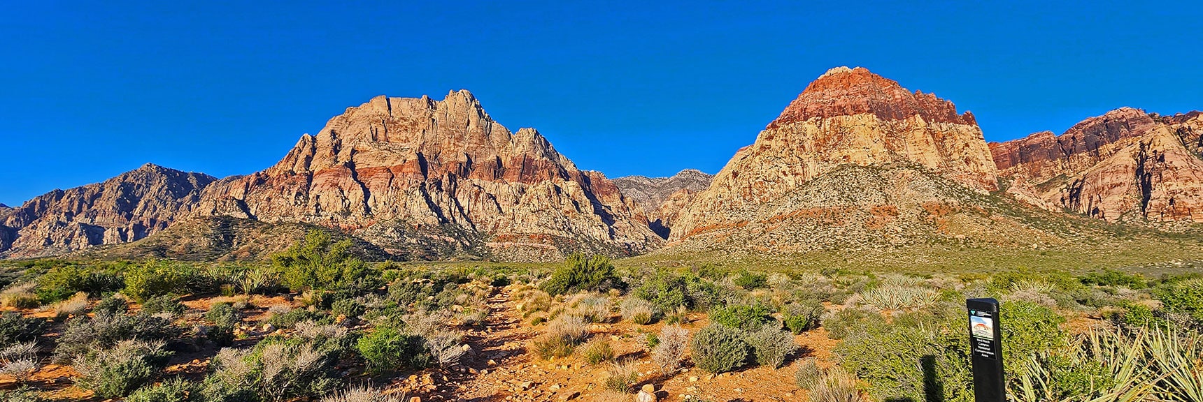 Continuing Up Oak Creek Canyon Trail Toward the Knoll Trailhead | Knoll Trail | Red Rock Canyon National Conservation Area, Nevada | David Smith | LasVegasAreaTrails.com