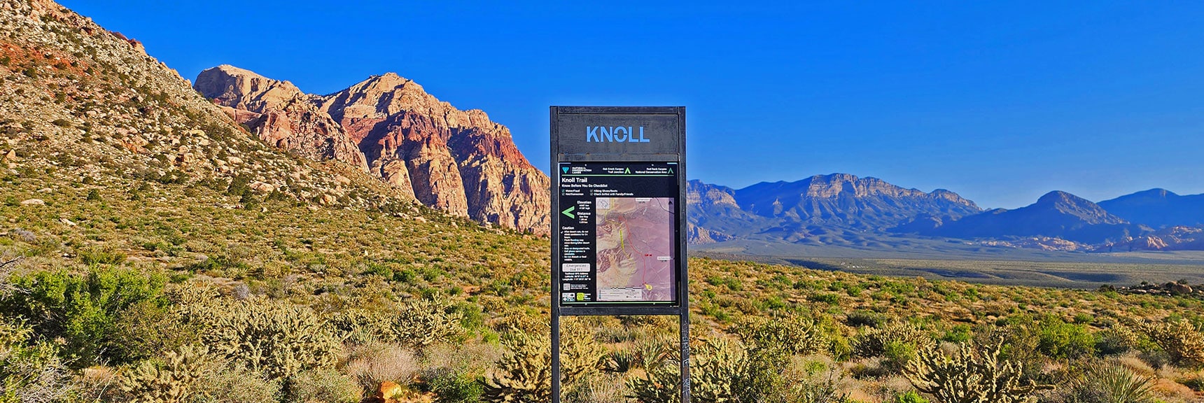 Finally, Starting Out at The Knoll Southern Trailhead. Seldom Traveled Stretch. | Knoll Trail | Red Rock Canyon National Conservation Area, Nevada | David Smith | LasVegasAreaTrails.com