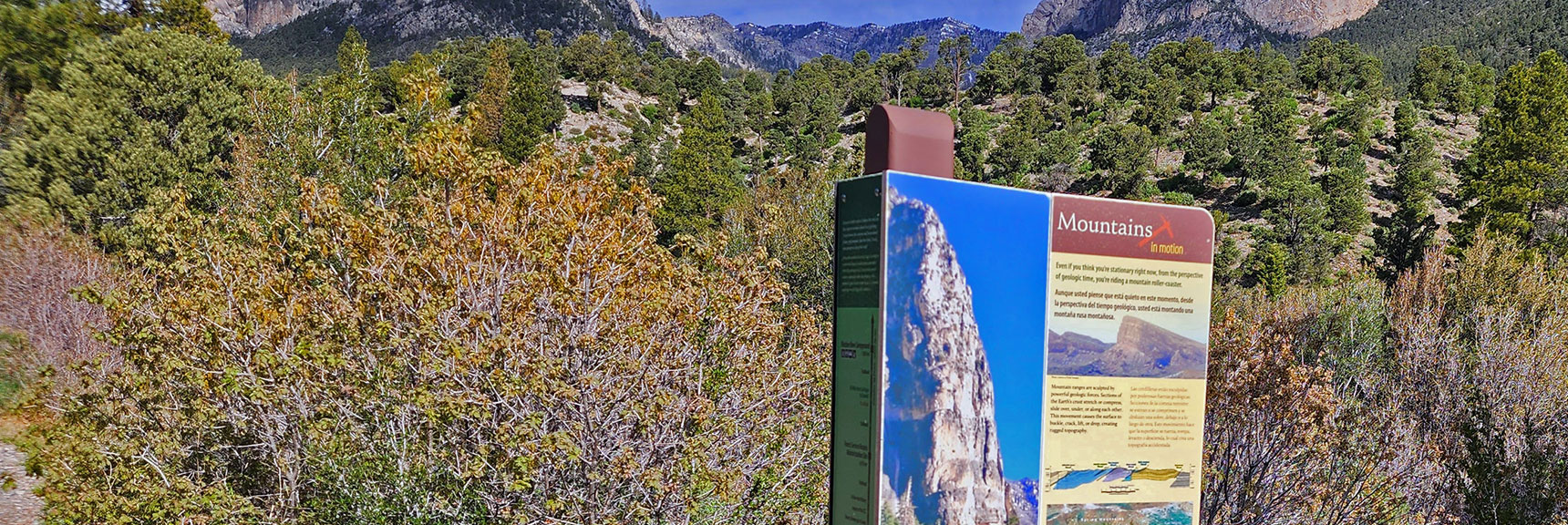 Geological Display on Dynamic Formation of Surrounding Mountains Which Continues Today | Acastus Trail | Mt Charleston Wilderness | Spring Mountains, Nevada