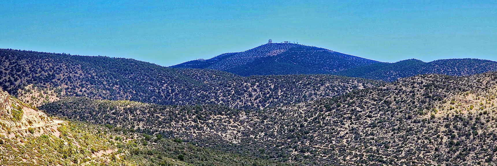 Closer View of Angel Peak | Escarpment Trail | Mt Charleston Wilderness | Spring Mountains, Nevada