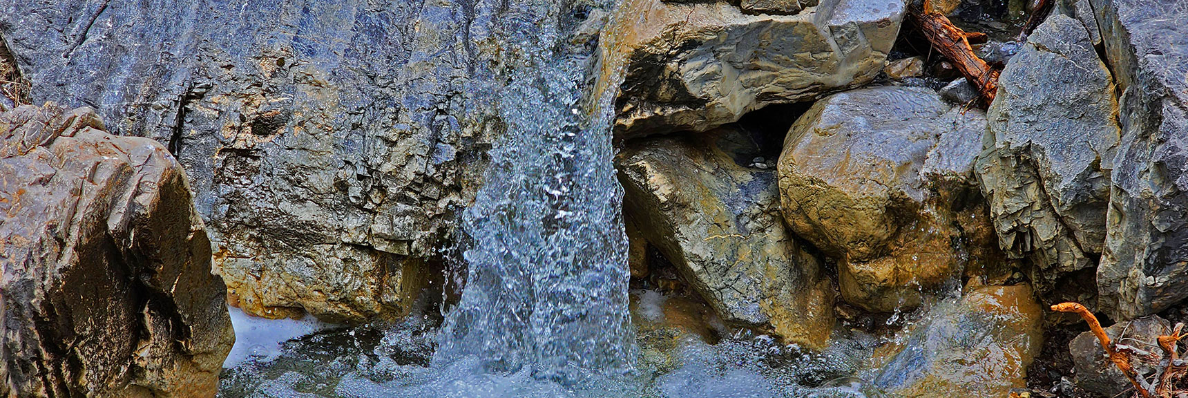 Falling Water Radiates Energy, Beauty and Music | Fletcher Canyon Trail | Mt Charleston Wilderness | Spring Mountains, Nevada