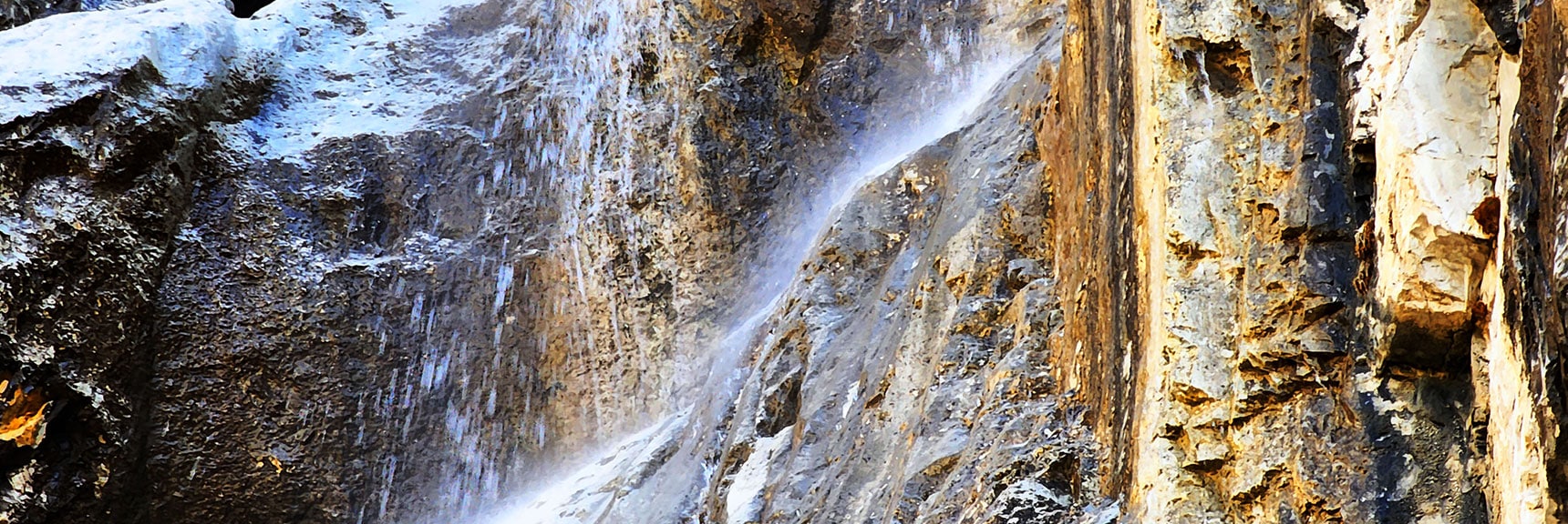 Each Cascading Stream a Totally Unique Design | Mary Jane Falls | Mt. Charleston Wilderness | Spring Mountains, Nevada