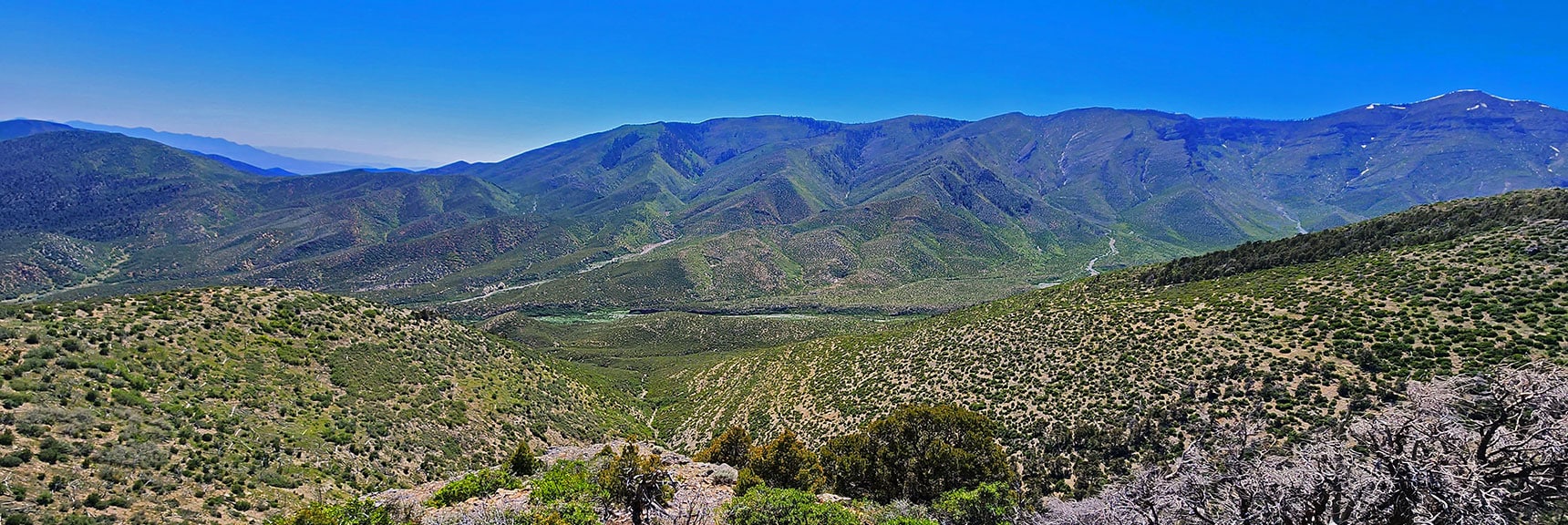 North Descent Ridge Meets Lovell Canyon Base, Possibly Just North of Handy Peak | Wilson Ridge Lovell Canyon Loop | Lovell Canyon, Nevada