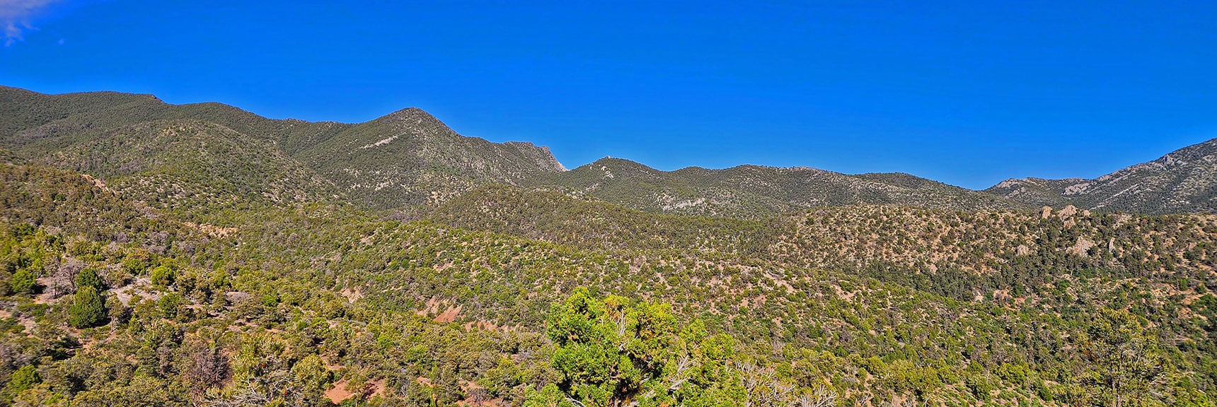 Ridgeline Further South of the Wilson Ridge South High Point. | Wilson Ridge South High Point | Lovell Canyon, Nevada
