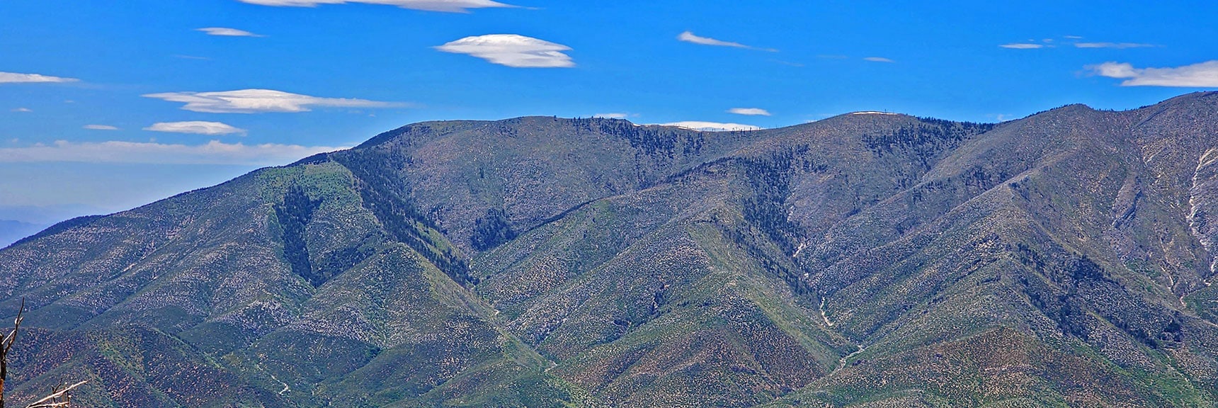 Lower Sexton Ridge Along with Approach Ridges. | Wilson Ridge South High Point | Lovell Canyon, Nevada