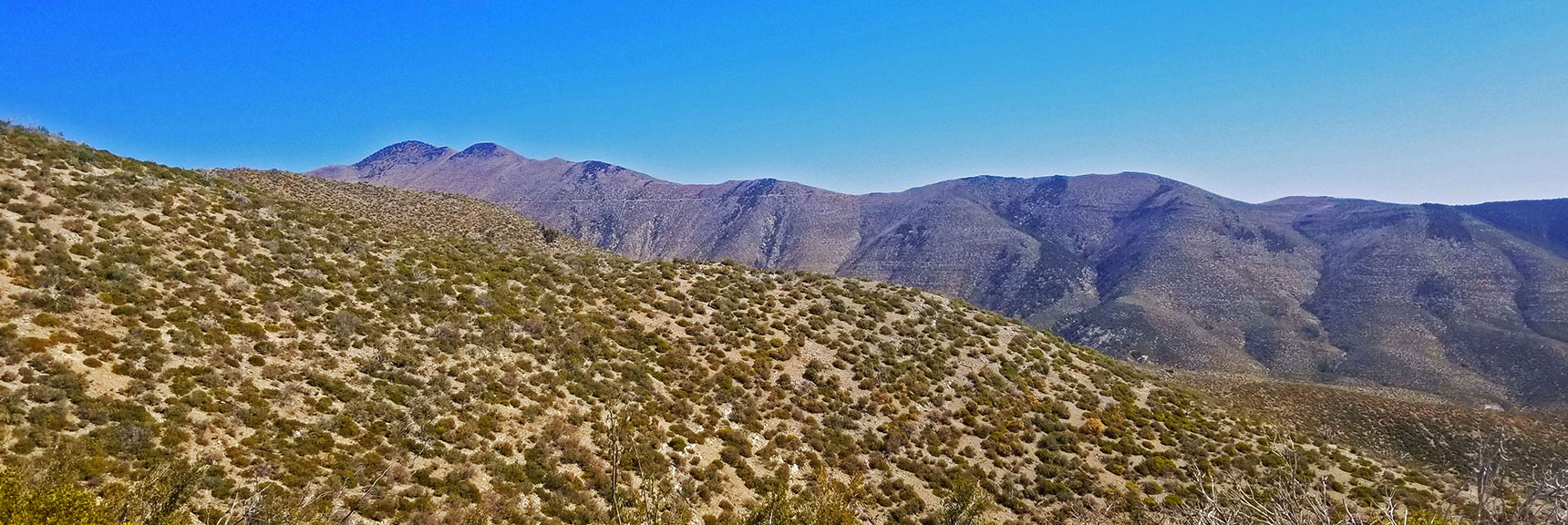 Wilson Ridge Ascending to Harris Mt. (taken from Sexton Ridge across Lovell Canyon) | Wilson Ridge | Lovell Canyon, Nevada