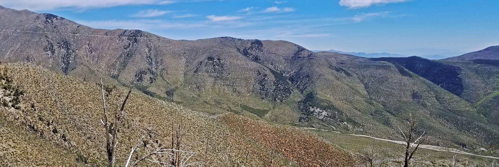 Wilson Ridge Below Connection with Harris Mountain Road. Lovell Canyon Below. | Wilson Ridge | Lovell Canyon, Nevada