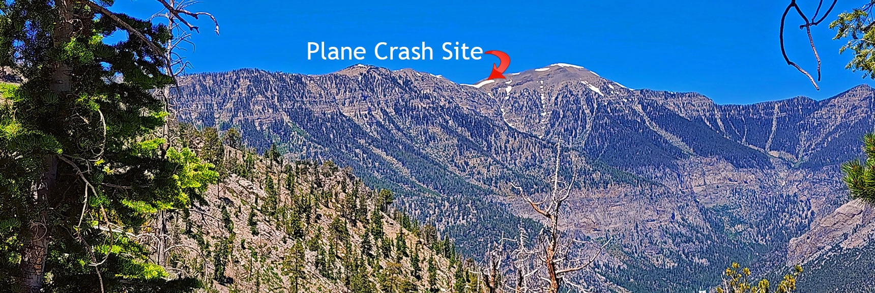 C-54 November 17, 1955 Air Crash Site on Charleston Peak | Fletcher View Ridge | Mt Charleston Wilderness, Nevada