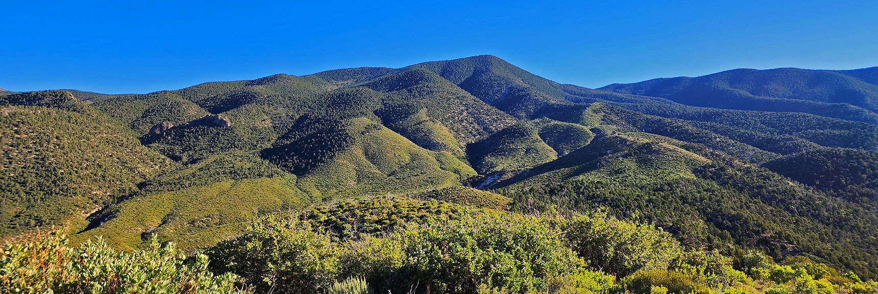 Approach Ridge Angling Toward Wilson Ridge Southern High Point | Wilson Ridge Lower Loop | Lovell Canyon, Nevada