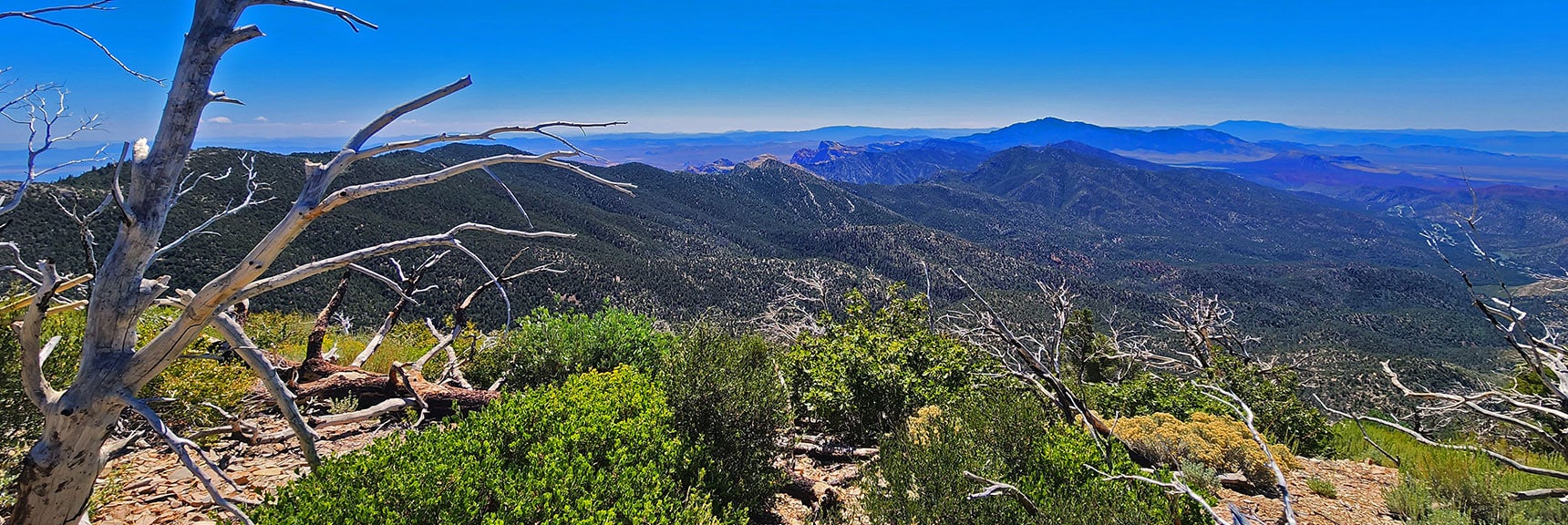 Wilson Ridge, Rainbow Mts. and Potosi Mt. South of Southern High Point | Wilson Ridge Lower Loop | Lovell Canyon, Nevada
