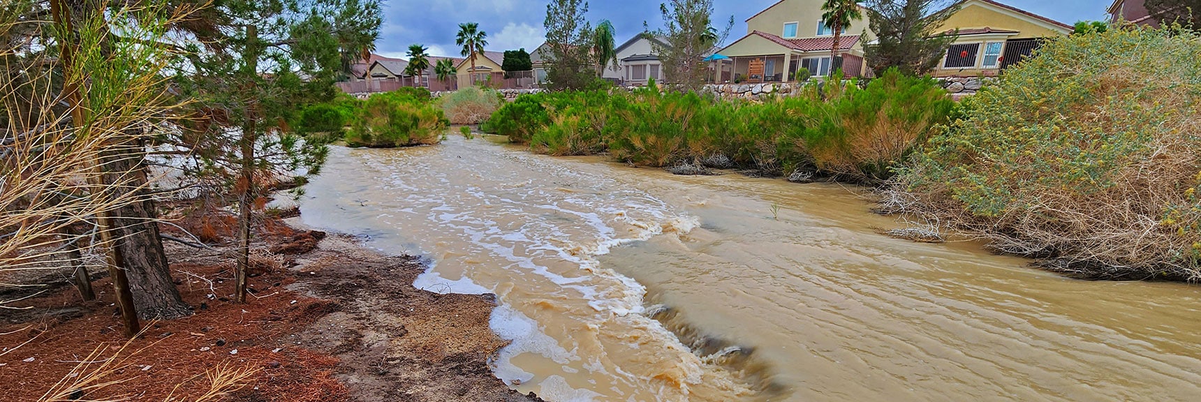 Torrent was Strong Enough to Name the Rapids! This One is "Devil's Drop". | Flash Flood in Northwest Las Vegas, Nevada