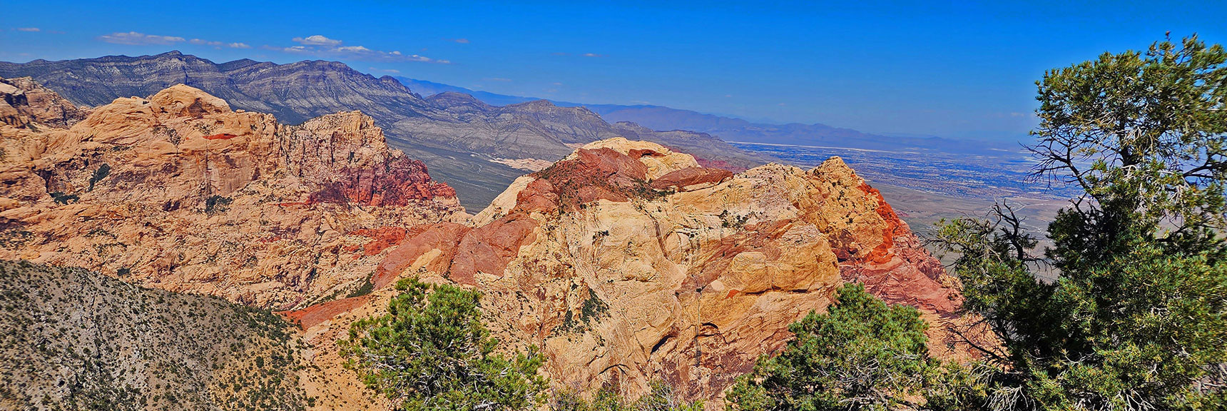 Left to Right: Bridge Mt., Juniper Peak, Rainbow Mt.; La Madre Mts. Background. | Mt Wilson to Juniper Peak | Rainbow Mountains Upper Crest Ridgeline | Rainbow Mountain Wilderness, Nevada