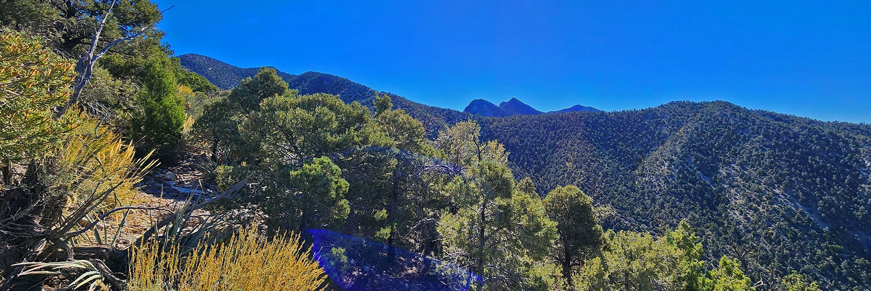Neighboring Ridge to South Parallels Rocky Gap Road. Good Route to Red Rock Summit. | Mini Matterhorn Pinnacle | Wilson Ridge | Lovell Canyon, Nevada